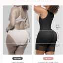 FeelinGirl Fajas Colombianas Moldeadoras Butt Lifting Shapewear Tummy Control Postpartum Faja Body Shaper with Zipper Crotch (Black, XXL)