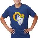FOCO Men's NFL Team Primary Logo Team Color Short Sleeve T-Shirt (Medium)