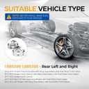 PAROD 18B5399 18B5398 Rear Disc Brake Caliper with Bracket Fit for 2012-2020 Dodge Grand Caravan, 2013-2015 Ram C/V, 2012-2014 VW Routan, 2012-2016 Chrysler Town & Country, Passenger & Driver Side
