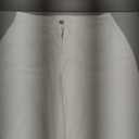 Dokotoo Women's Casual Mid Waist Cargo Jeans Stretch Button Wide Leg Denim Pants with Pockets (8, White)