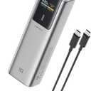 CUKTECH 10 Power Bank 10000mAh, 100W USB C Portable Charger with Smart Display, PD3.0 Fast Charging External Battery Pack for iPhone 16/15/14/13, Samsung, MacBook, Dell, Steam Deck and More