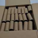 Henoyso 100 Packs Cardboard Tubes for Craft 1.57 x 3.74 Inches DIY Empty Toilet Paper Rolls Craft Cardboard Paper Round Tubes Christmas Gift School Classroom Art Supplies for Kid (Brown)