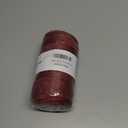 3mm Polyster Cord Macrame Cord, 109 Yards PremiunSparkle Polyster Rope, 100% Polypropylene Crochet Bag Cord Gift for Knitter (Red Sparkle)