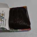 Short Brown Men Wig with Mustache and Sunglasses for 70s 80s Costume Cosplay Halloween Party