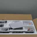 65 Inch Ceiling Fan No Light with Remote, Black Large Ceiling Fan Without Light with Quiet Reversible DC Motor, 6-Speeds, 8 Blades, Indoor/Outdoor Modern Ceiling Fans for Patios, Living Room, Garage