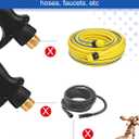 Short Pressure Washer Gun, 5000 PSI Max Swivel High Pressure Washer Extension Wand with 5 nozzles, M22 14MM Swivel Connect & M22 15MM, Car Wash Kit Power Washer Gun for Cars, Driveway, Yard, Fence