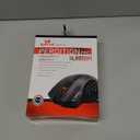 Redragon Wireless Gaming Mouse, MMO Gaming Mouse UP 16,000 DPI, 16 Macro Programmable Buttons, RGB Rechargeable with 12 Side Buttons, 70Hrs for PC Laptop MOBA FPS, M901P-KS (black)