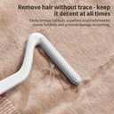 Pet Hair Remover Tool, BJGZ-HC Reusable Lint Brush for Clothes, Furniture and Carpet (2, White)