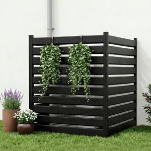 3 Panels Air Conditioner Fence, 38" w x 42" h Outdoor Privacy Screen, No Dig Metal Pool Equipment Enclosure, Trash Can Enclosures, Privacy Fence Panels for Garden, Patio, a/c Units
