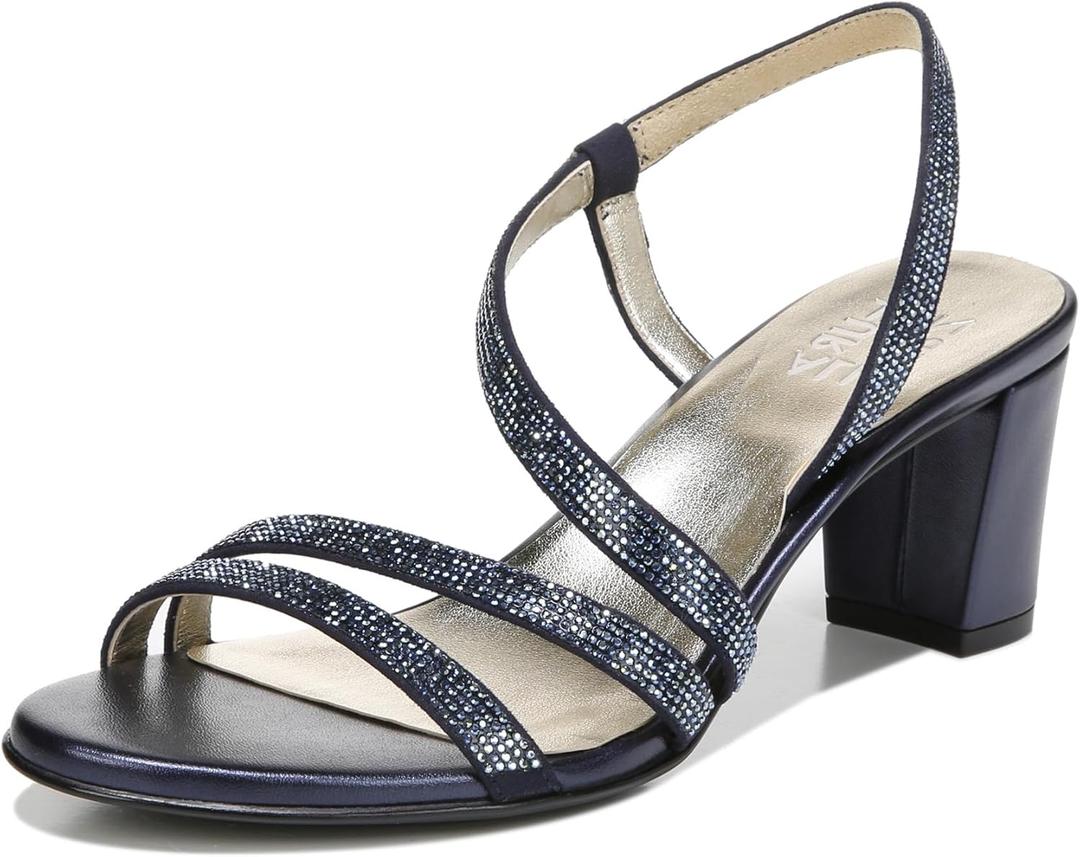 Naturalizer Women's Vanessa Heeled Sandal (8.5, French Navy)