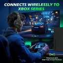 BINNUNE Wireless Gaming Headset for Xbox Series X/S, Xbox One, PS5, 120H Ultra-Long Battery, Bluetooth 5.3 Gaming Headphones with Noise-Canceling Mic, Comfortable Over-Ear Headphones,Green