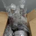 Seealle Touch Bedside Lamps for Nightstand Set of 2 - Bedroom Lamps with USB C+A, 3 Way Dimmable Nightstand Lamps, Brushed Nickel Table Lamps for Living Room (Bulbs Included)