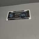 Seattle Kraken NHL Metal License Plate Frame and 2 Decals