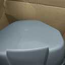 IRIS USA Large Corner Cat Litter Box, Space Saver, Dark Gray