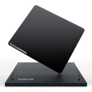 llano MP001 Gaming Glass Mousepad for FPS Esport, 17.7x15.8 Tempered Glass Mouse Mat, Ultra-Smooth 0.85m Micro-Etched Surface, 3mm Thick, Non-Slip Base, Compatible with Viper/G502, XL 450mm x 400mm, 17.7L x 15.8W inches