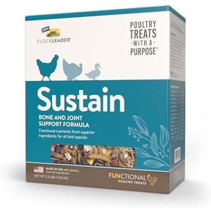 FLOCKLEADER Sustain, Functional Poultry Treats for Bone and Joint Support, 3.5 lb 