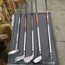 6 Pieces Kids Golf Club Set, Junior Golf Club Set Ages 4-12 Includes Stand Bag, 1# Drive, 5# Hybrid, 6/7#, 9/P# Irons and Putter, Right Hand for Boys Girls,Orange,6-10 Ages