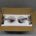 2-Pack Black Bathroom Wall Sconces, Modern Vanity Light Fixtures with Clear Glass Shade, 1-Light Wall Lamps Over Mirror for Bathroom, Bedroom, Hallway, Living Room