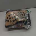 The Metluks Slipper Socks for Women Warm Knit Nordic Indoor Bootie with Non Slip Grips Size 9-11 Brown