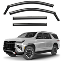 Vvwmluui Tap-On Window Visor Deflector Visors Compatible with Chevrolet Traverse 2024 2025 2026, 4pc Rain Guard Extra Durable Sun Wind Air Side Vent Window Deflector