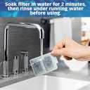 PET STANDARD Replacement Small Water Filter Compatible With Whisker City Automatic Pet Fountain, Pack of 10
