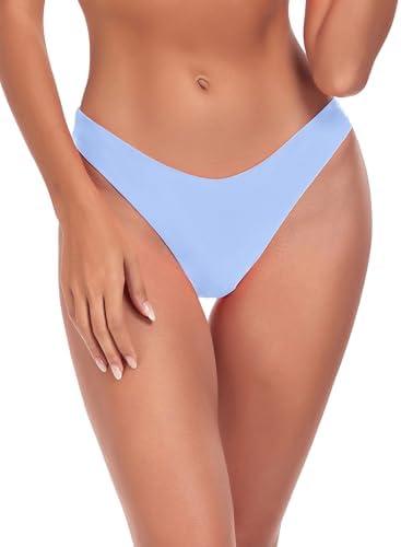 RELLECIGA Women's Cheeky Bikini Bottom Large