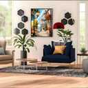 NIFILMTH Paint by Numbers Kit for Adults, 1620 inch Street View Adults' Paint by Number Kits on Canvas Large Oil Color by Number Easy for Beginners Wall Decor Gift