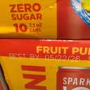 2 x Sparkling Ice Fruit Punch Sparkling Water, with Antioxidants and Vitamins, Zero Sugar, 7.5 fl oz Mini Cans (Pack Of 10)