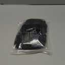 Honcloud 18 Inch Men's Long Curly Synthetic Pre - styled Realistic Fake Beard for Wizard Costume and Halloween Party (Black)