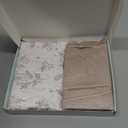 Yoofoss Pack and Play Sheets Fitted, Mini Crib Sheets 2-Pack for Pack N Play Mattress, Stretchy Playard Sheet, Soft and Breathable Brown+Leaf