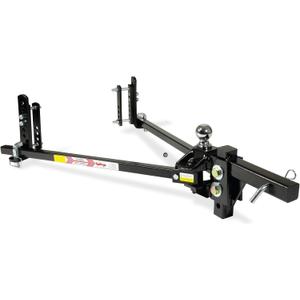 Equal-i-zer 4-point Sway Control Hitch, 90-00-0600, 6,000 Lbs Trailer Weight Rating, 600 Lbs Tongue Weight Rating, Weight Distribution Kit Includes Standard Hitch Shank, Ball NOT Included