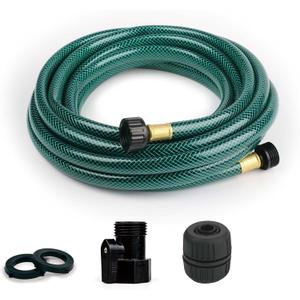 PVC Garden Hose - Flexible and Leakproof Water Hoses for Lawns (Green, 20FT)