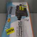 VIDAPOOL In/Above Ground Pool Pump, Self Primming High Flow (with Timer, 3HP, 8964 GPH, 220V)