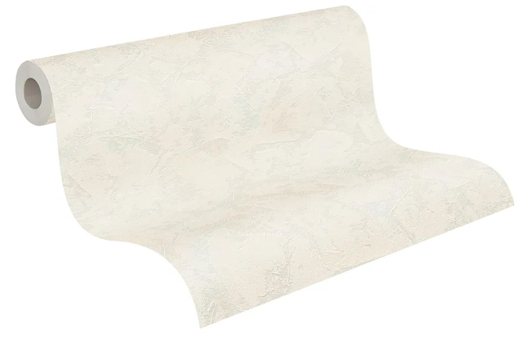 Livingwalls Wallpaper with Plaster Effect - Grey, Beige - Stone Wallpaper 395.99in x 20.87in