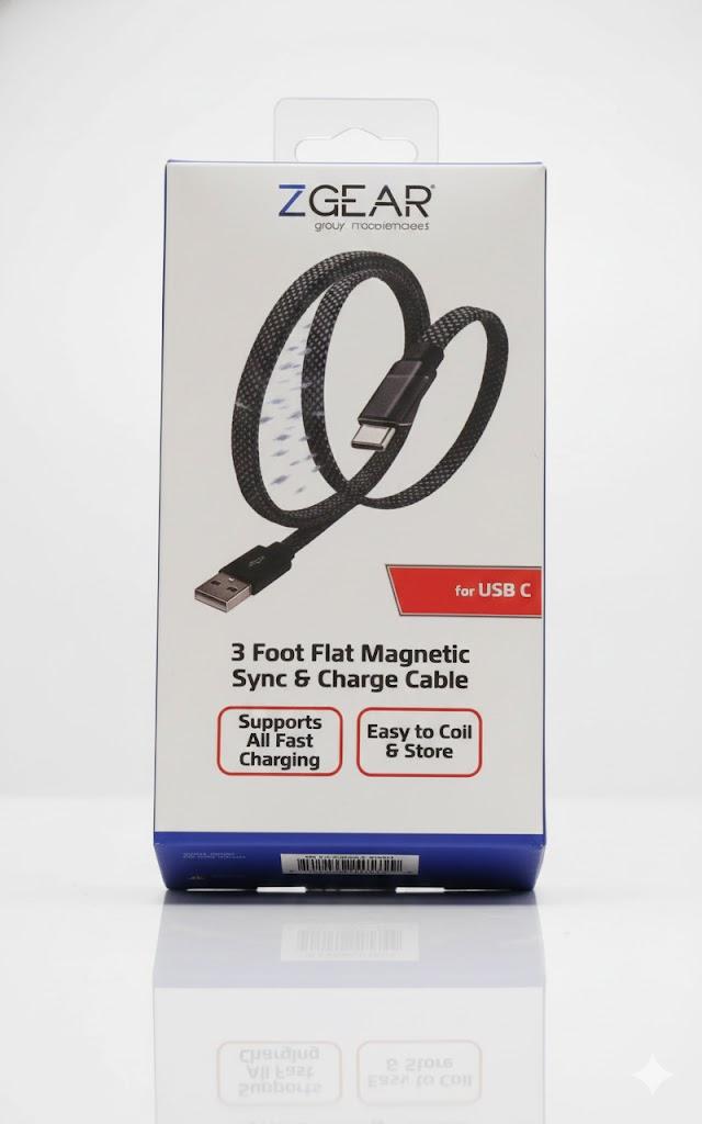 ZGEAR FLAT MAGNETIC CABLE USB C