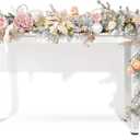 WBHome Pre-lit 6 Feet/72 Inch Christmas Garland, Rose Gold Lighted Garland with 50 LED Lights for Indoor Outdoor Xmas Decor Holiday Decorations, Battery Operated (Batteries NOT Included)