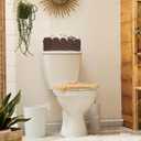 Storage Basket Wicker Baskets for Organizing Toilet Paper Storage Basket for Toilet Tank Top,Brown