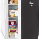 Cooluli 20 Liter Mini Fridge with Temperature Control - Black