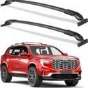 Wonderdriver 220lbs Roof Rack Cross Bars Compatible with GMC Acadia 2024 2025 2026 (with Side Roof Rails), Heavy Duty All-Metal Aluminum Roof Rails Crossbars Cargo Canoe Black