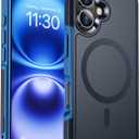 Temdan Designed for iPhone 16 Case Magnetic,[Compatible with Magsafe][Military Grade Drop Protection] Dropproof Heavy Duty Tough Rugged Shockproof Phone Case for iPhone 16 (6.1")-Seablue
