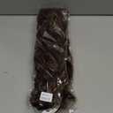 30 Inch Ponytail Extension, Layered Ponytail Extensions for Women, Soft Wavy Claw Clip in Ponytail Extension, Natural Synthetic Hair Pieces for Women (Color: Chocolate Brown with Blonde Highlights)