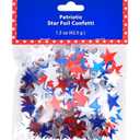 6 x Holiday Home Patriotic Star Foil Confetti