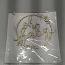 Oh Baby Cake Topper - Wooden Baby Shower Cake Decorations, Baby Shower Cake Topper for Rustic Theme Gender Reveal Baby Birthday Party Photo Booth Props