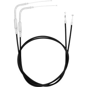 HDBUBALUS Motorcycle Throttle Cable Fit for Harley Sportster Iron XL 883 1200 Dyna Softail Road King (Length: 130cm)