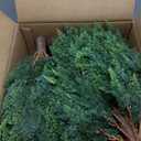 Artificial Cedar Topiary Ball Tree 23" with Ground Spike, Set of 2 Artificial Boxwood Bushes for Faux Shrubs, Fake Evergreen Faux Plant for Indoor Outdoor Porch Garden- UV Resistant  Fade-Proof