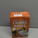 Churro Maker Machine 4in1 | Authentic Churros & Donuts at Home | Churro Gun with 16 Discs, Filling Injector & Piping Kit | Stainless Steel BPA-Free | Cookie Press Included