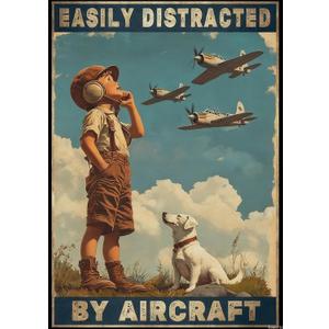 Airplane Jigsaw Puzzles 1000 Pieces for Adult Easily Distracted by Aircraft Intellectual Decompressing Educational Fun Game Puzzle Collectibles DIY Toys for Family Friends Activities 20x28in
