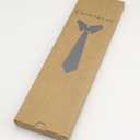 Mens Solid Linen Ties - Slim Pattern Necktie for Men Wedding Groomsmen (Standard 58 ", Ballet Pink)