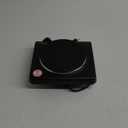 Elite Gourmet ESB-301BF# Countertop Single Cast Iron Burner, 1000 Watts Electric Hot Plate, Temperature Controls, Power Indicator Lights, Easy to Clean, Black