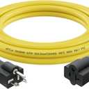 FIRMERST Nema 5-20P Extension Cord 20 Amp Nema 5-15/20R T-Blade Plug 12 Feet 125V